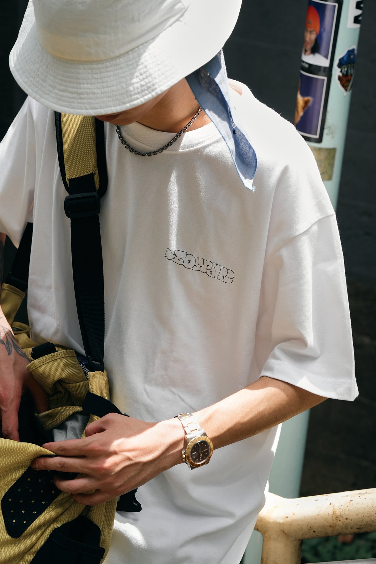 TAGGING LOGO TEE(WHITE)