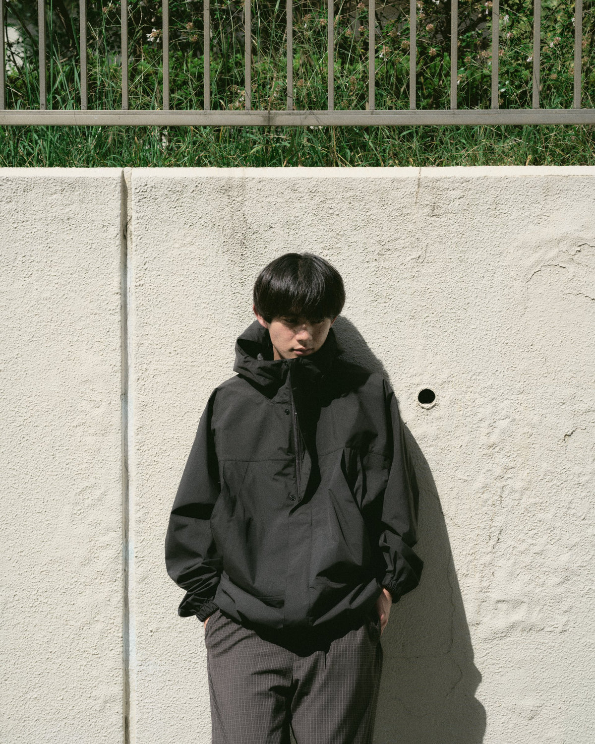 Nylon Wind Hoodie 着用ルック 3