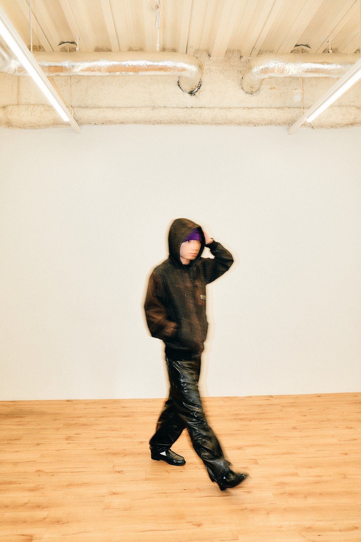 PLANE LOGO BEANIE（PURPLE）