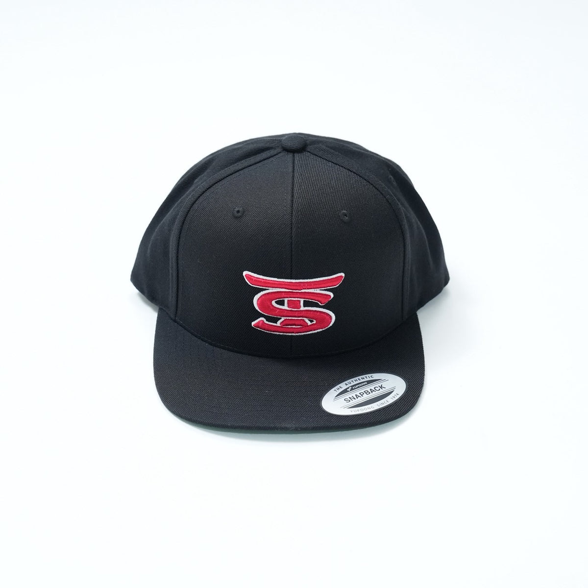 6PANEL BASEBALL CAP（BLACK×RED）