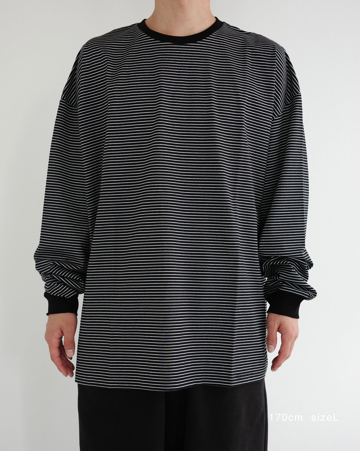 JERSEY BORDER LS TEE