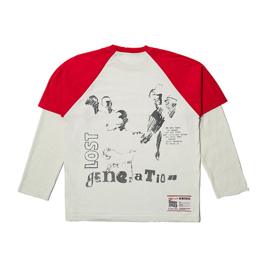 L/S Layered T-shirt-LOST