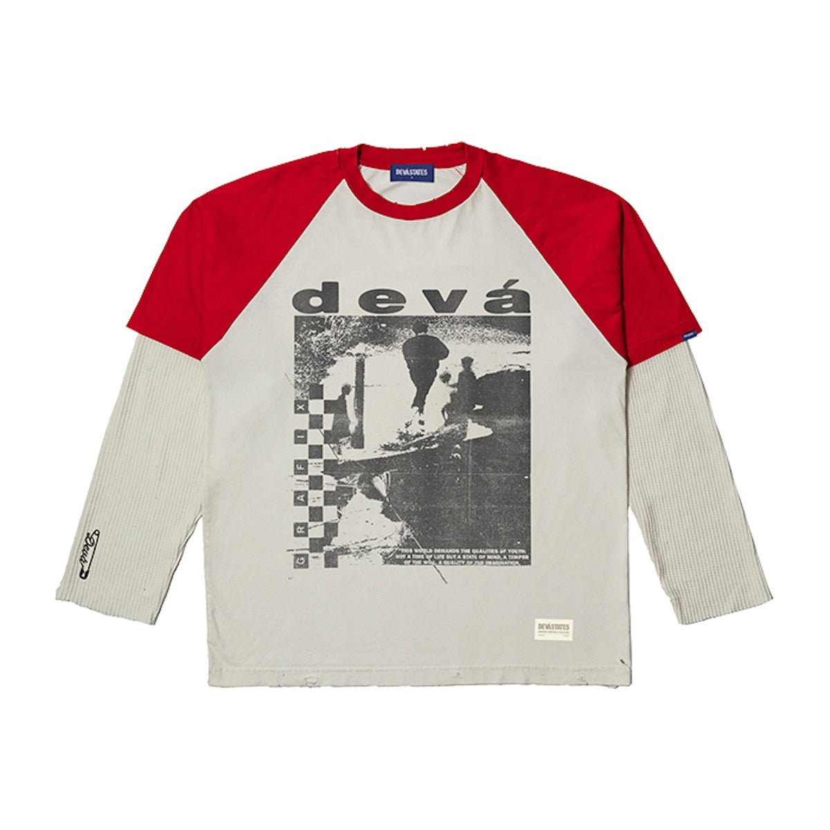 L/S Layered T-shirt-LOST
