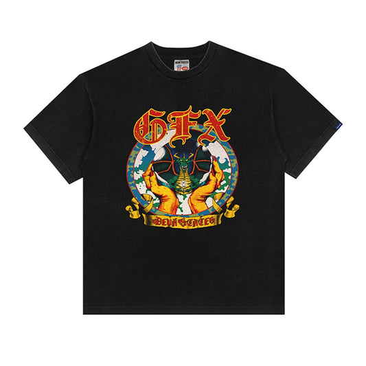 GFX Retro T shirt-HORNS