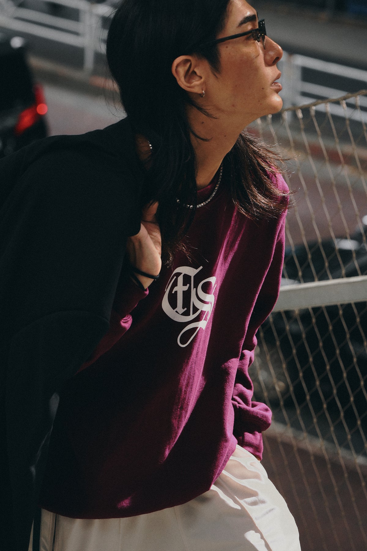 OLD ENGLISH LOGO SWEAT（BURGUNDY）