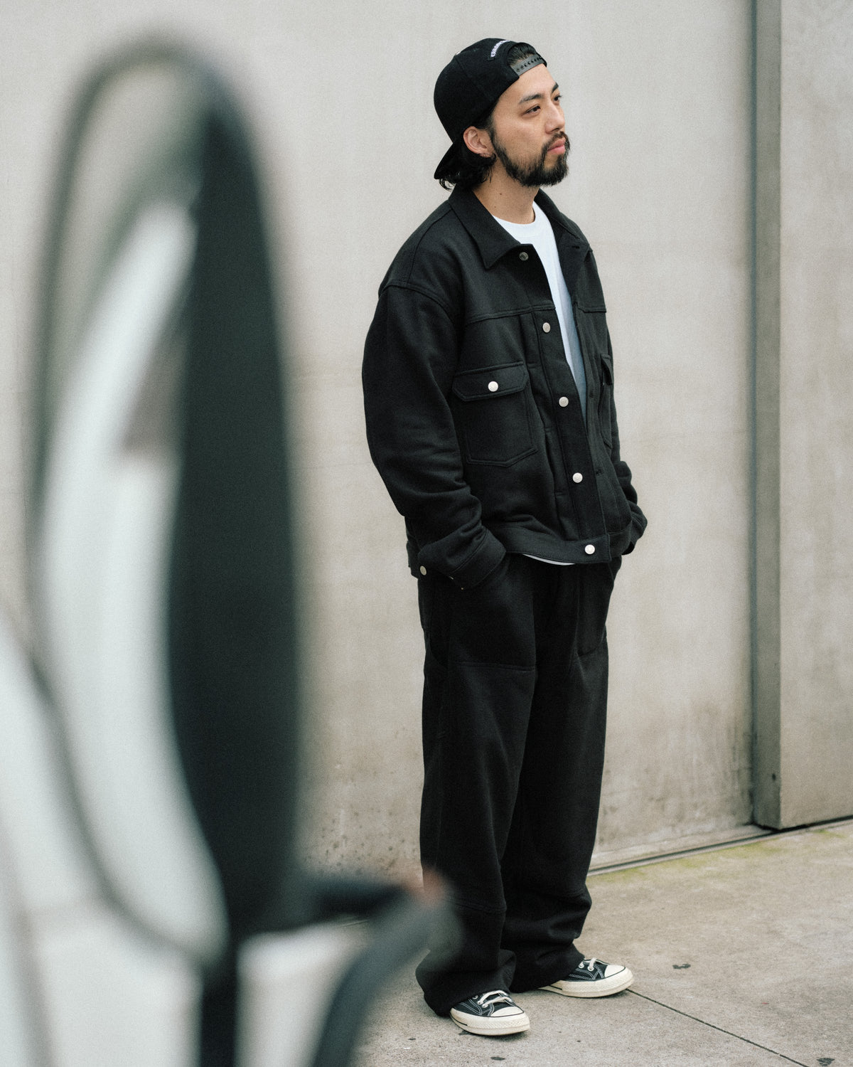 RUSSELL×BerBerJin Pro Cotton™ Loopback Terry Sweat Trucker Jacket