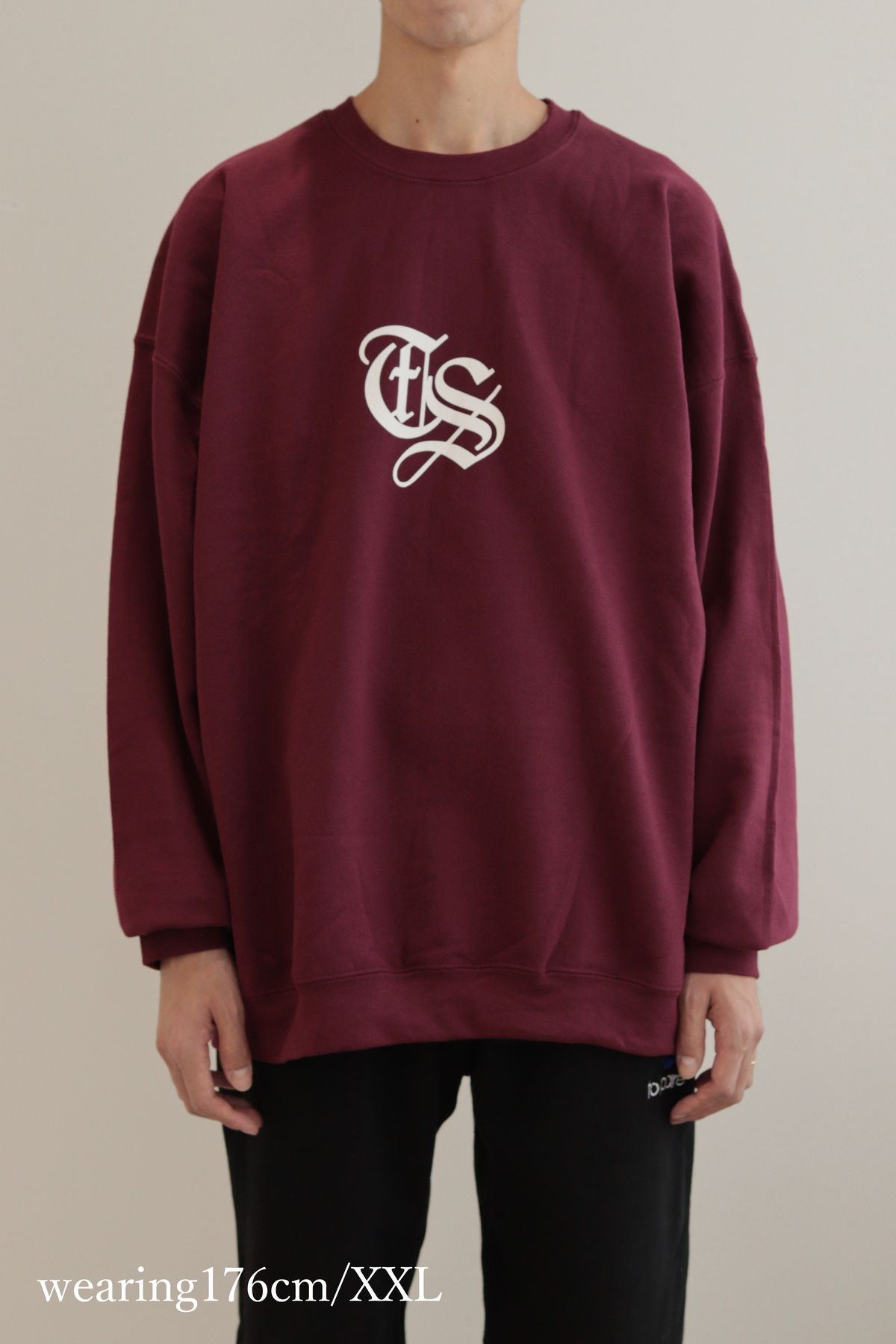 OLD ENGLISH LOGO SWEAT（BURGUNDY）