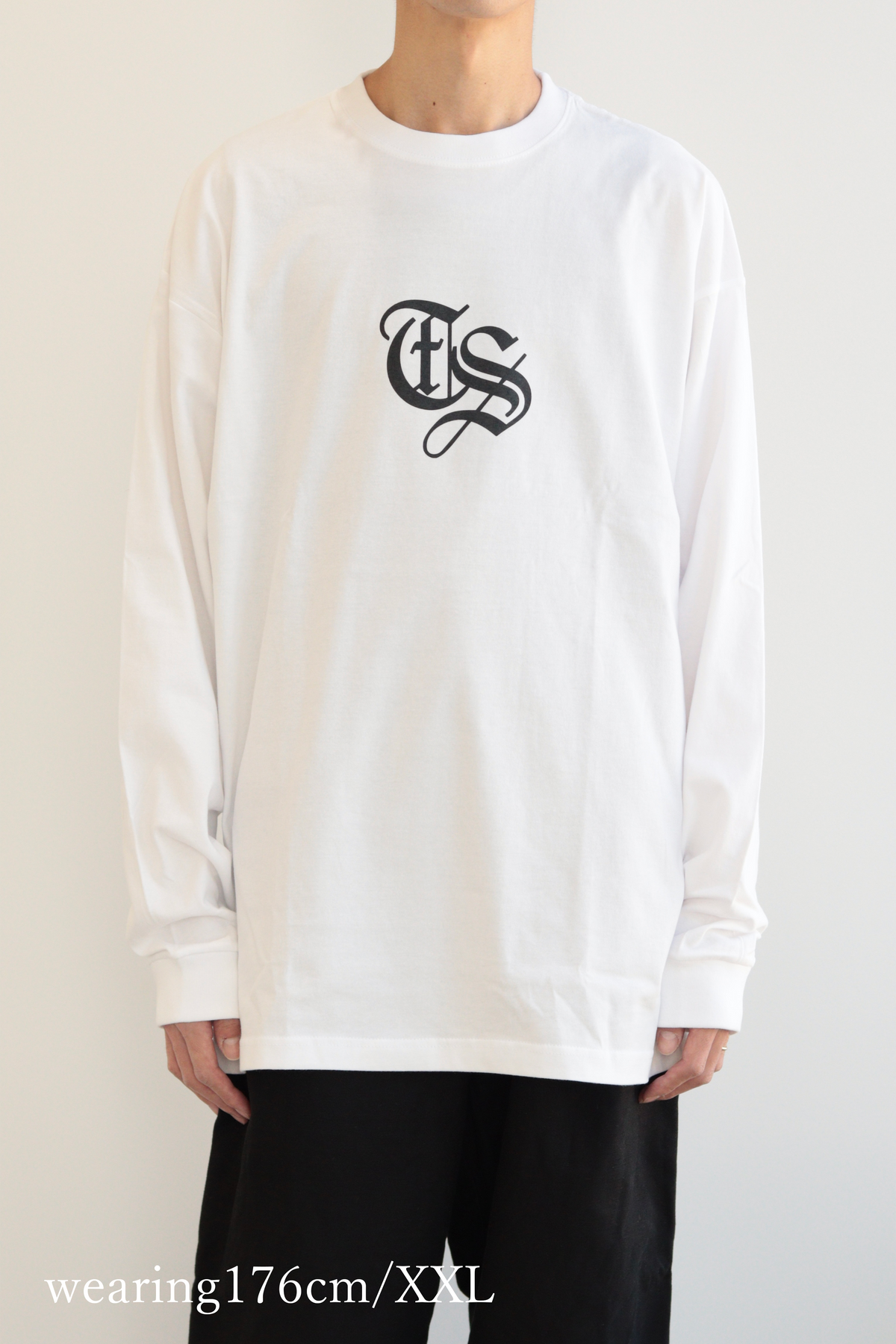 OLD ENGLISH LOGO L/S TEE （ASH）