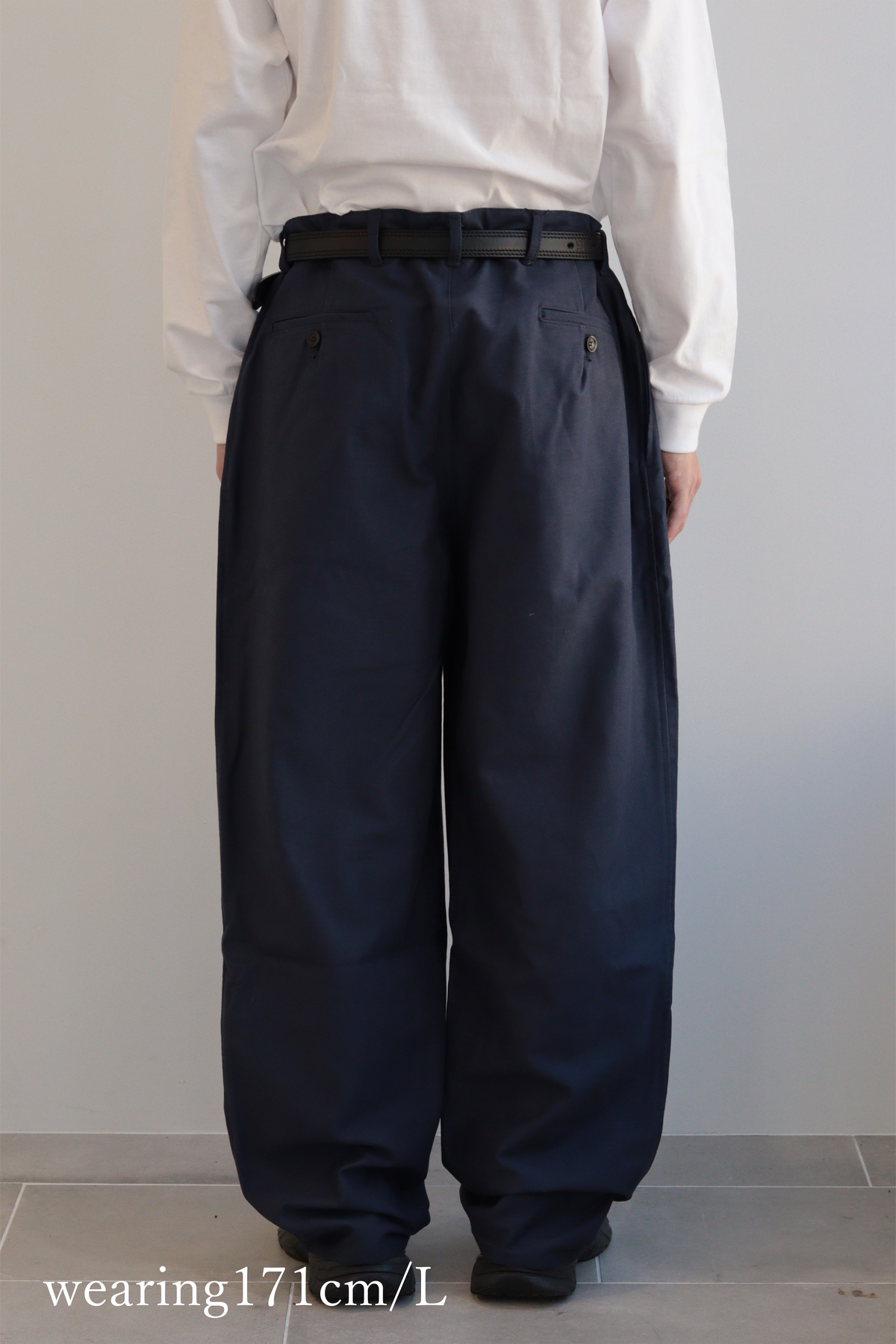 STANDARD CHINO TROUSERS（NAVY）