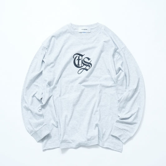 OLD ENGLISH LOGO L/S TEE （ASH）