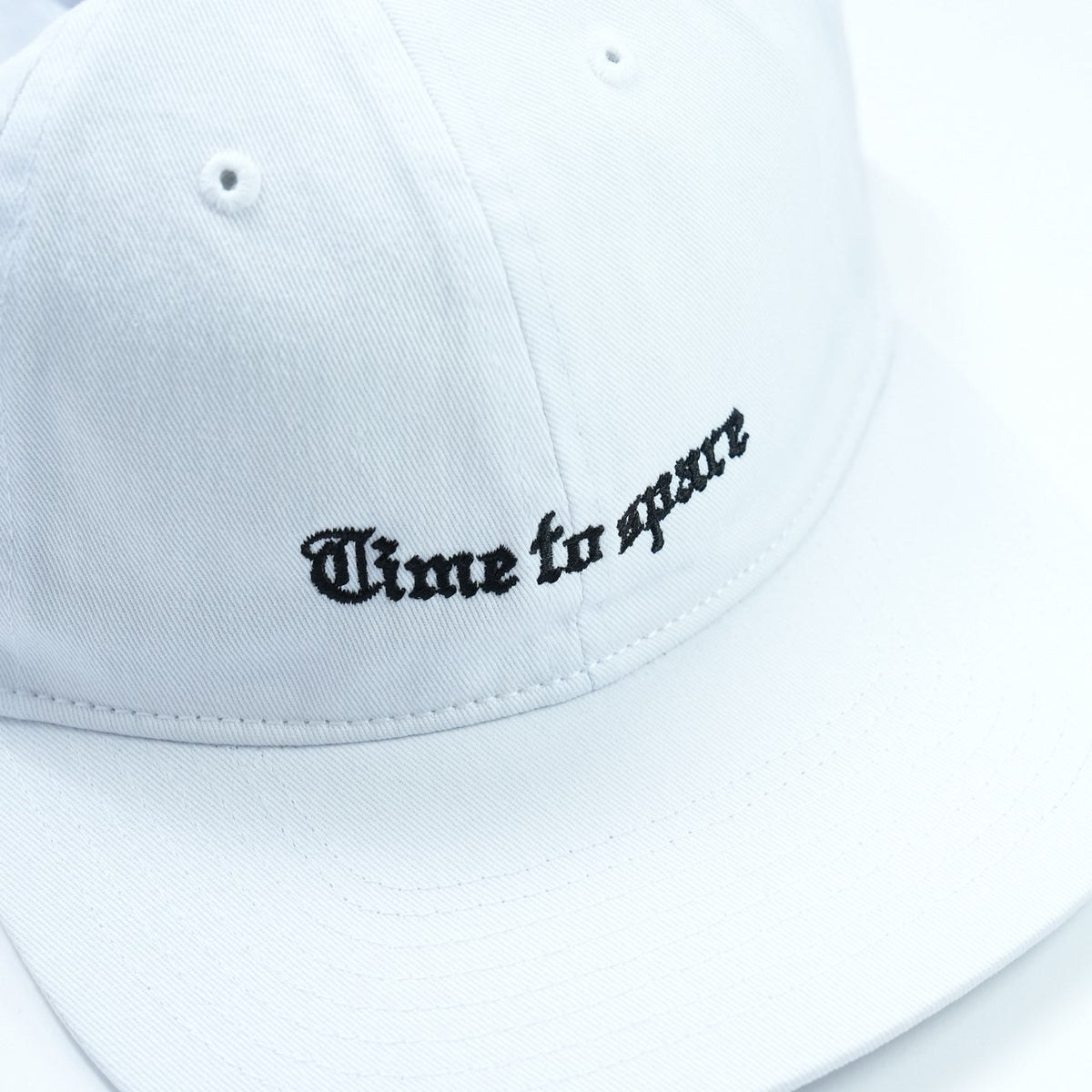 TIME TO SPARE LOGO CAP（WHITE）