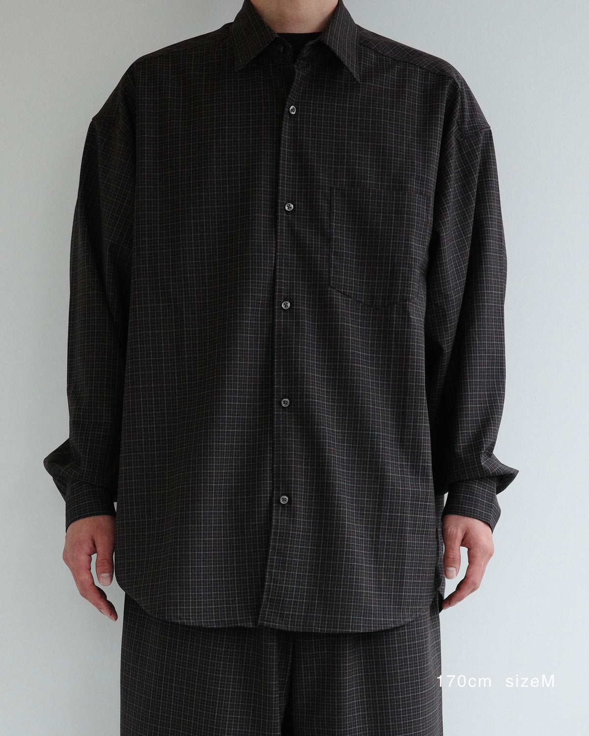 MERINO WOOL CHECK SHIRT