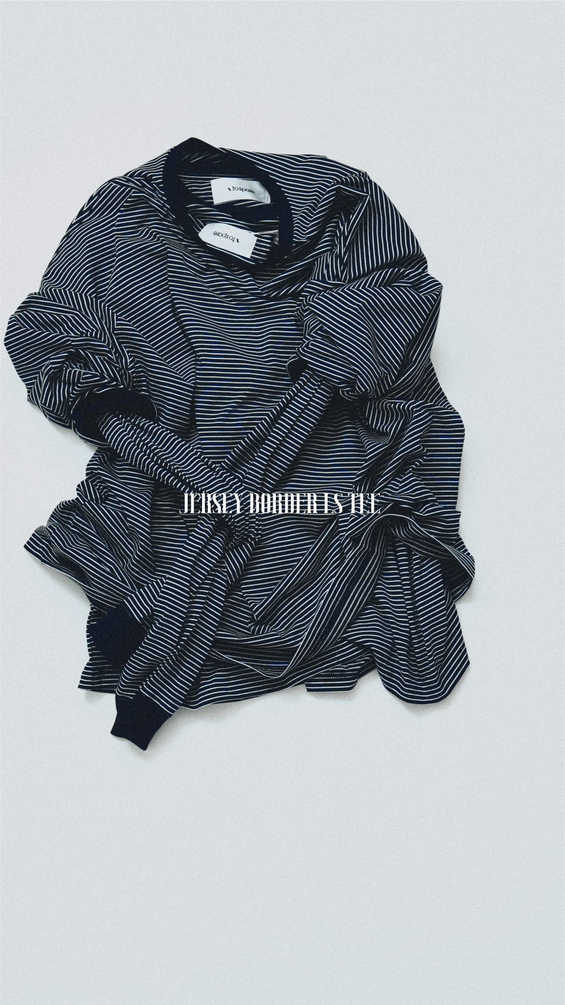 JERSEY BORDER LS TEE