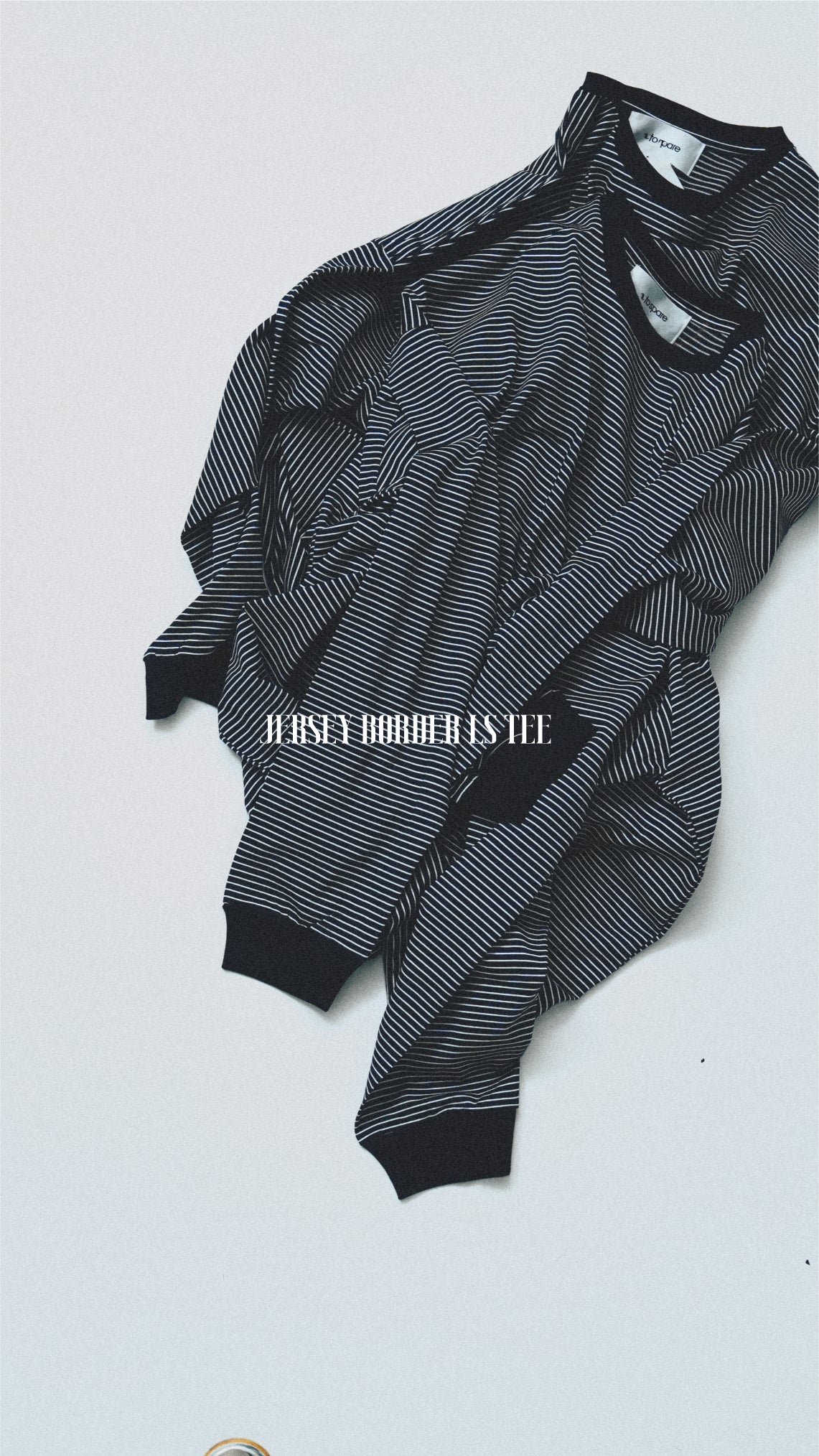 JERSEY BORDER LS TEE