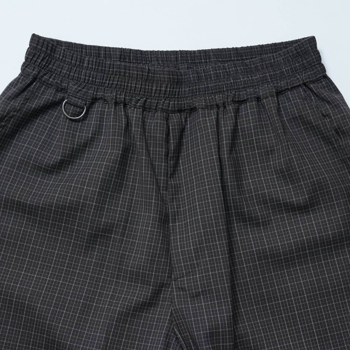 MERINO WOOL CHECK SLACKS