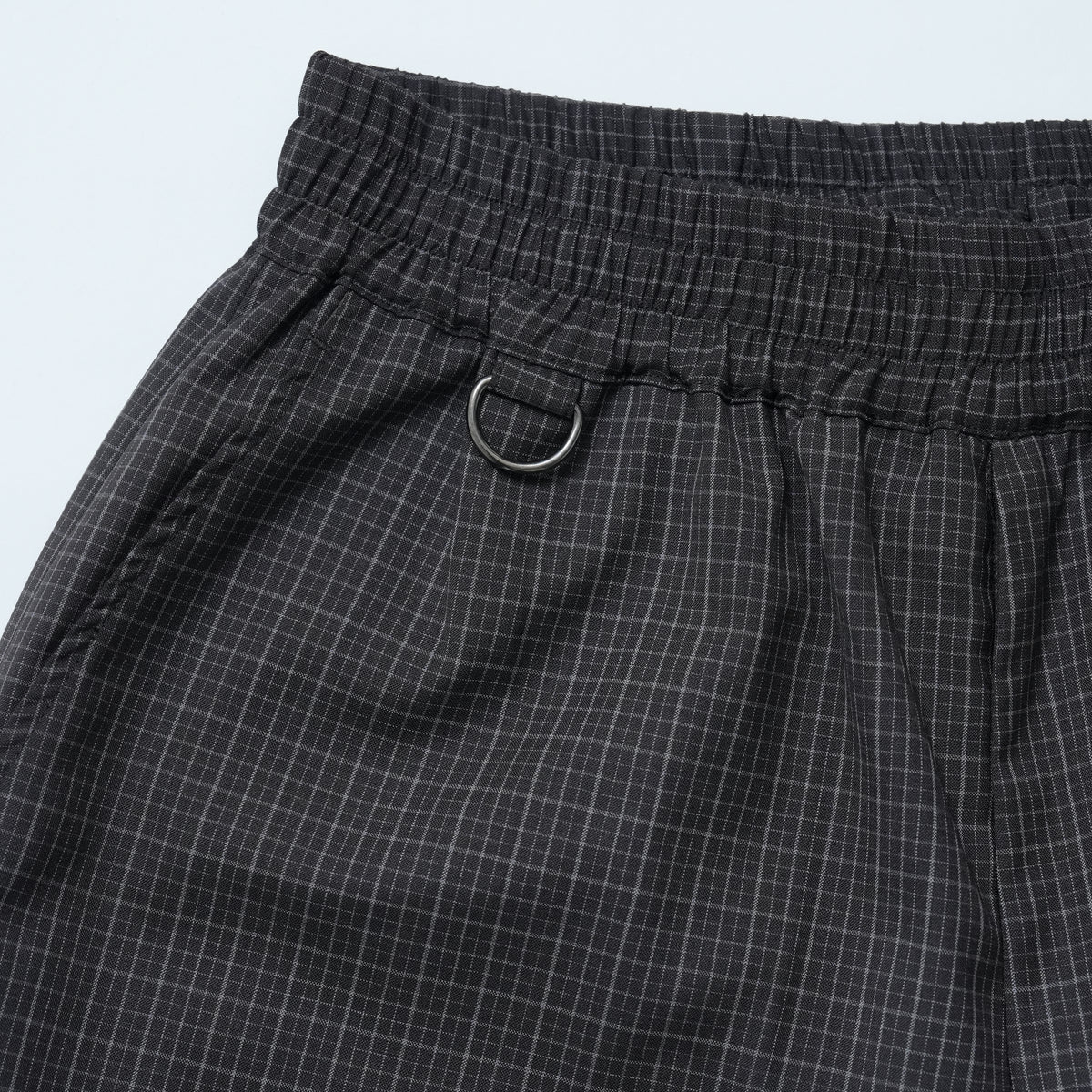MERINO WOOL CHECK SLACKS