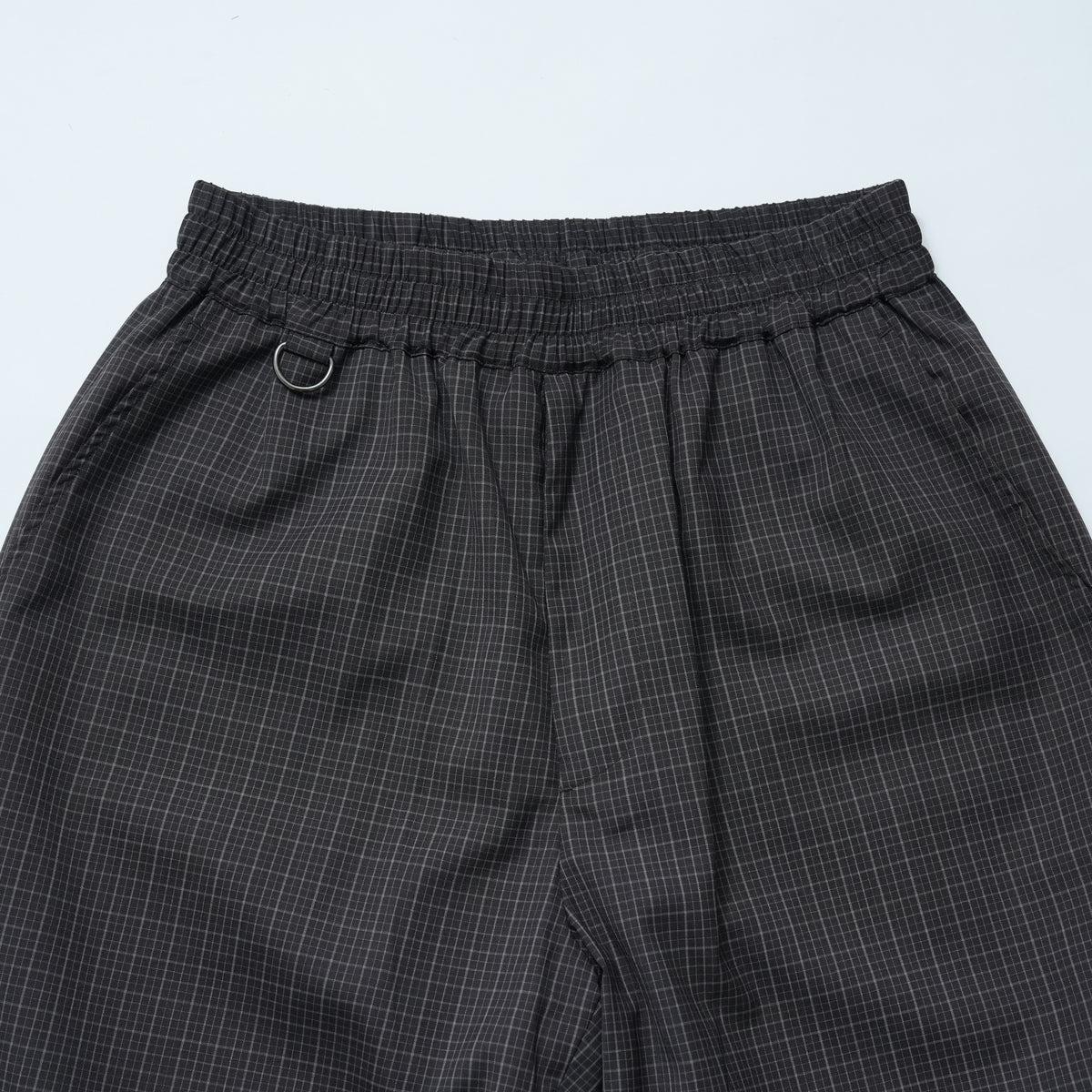 MERINO WOOL CHECK SLACKS