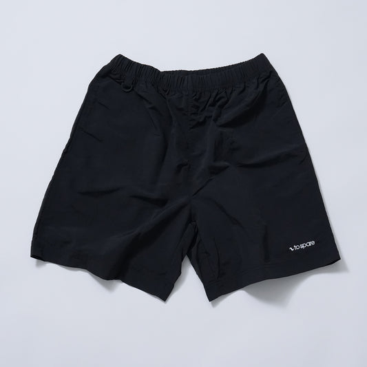 PLANE LOGO NYLON EASY SHORTS（BLACK）