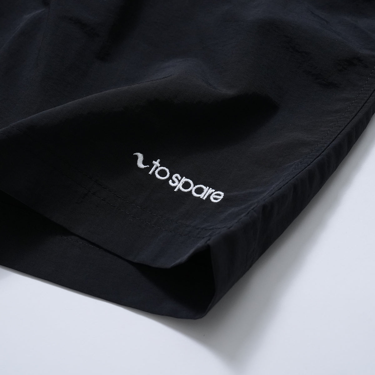 PLANE LOGO NYLON EASY SHORTS（BLACK）