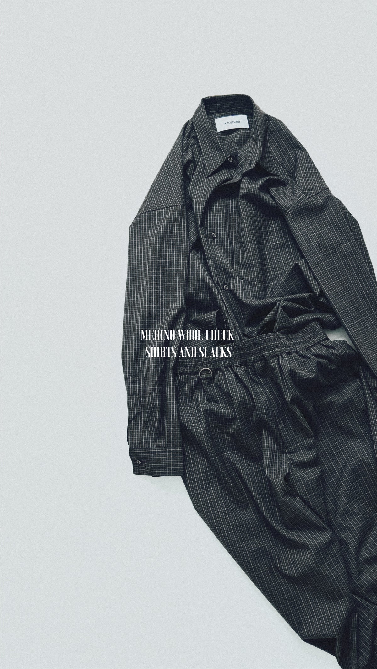 MERINO WOOL CHECK SHIRT